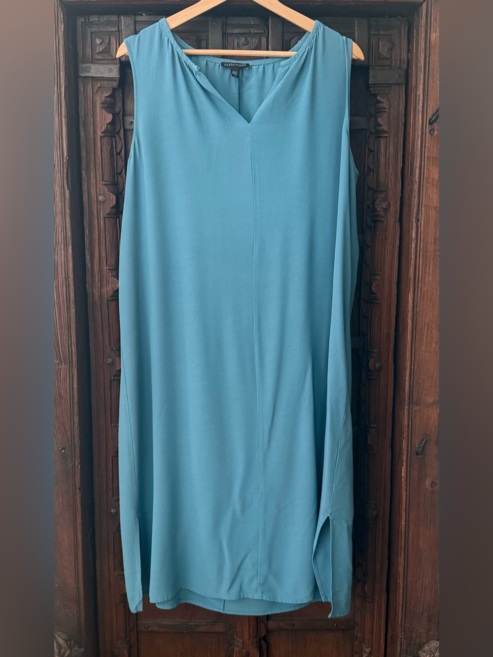 Eileen Fisher Teal Maxi Skirt
